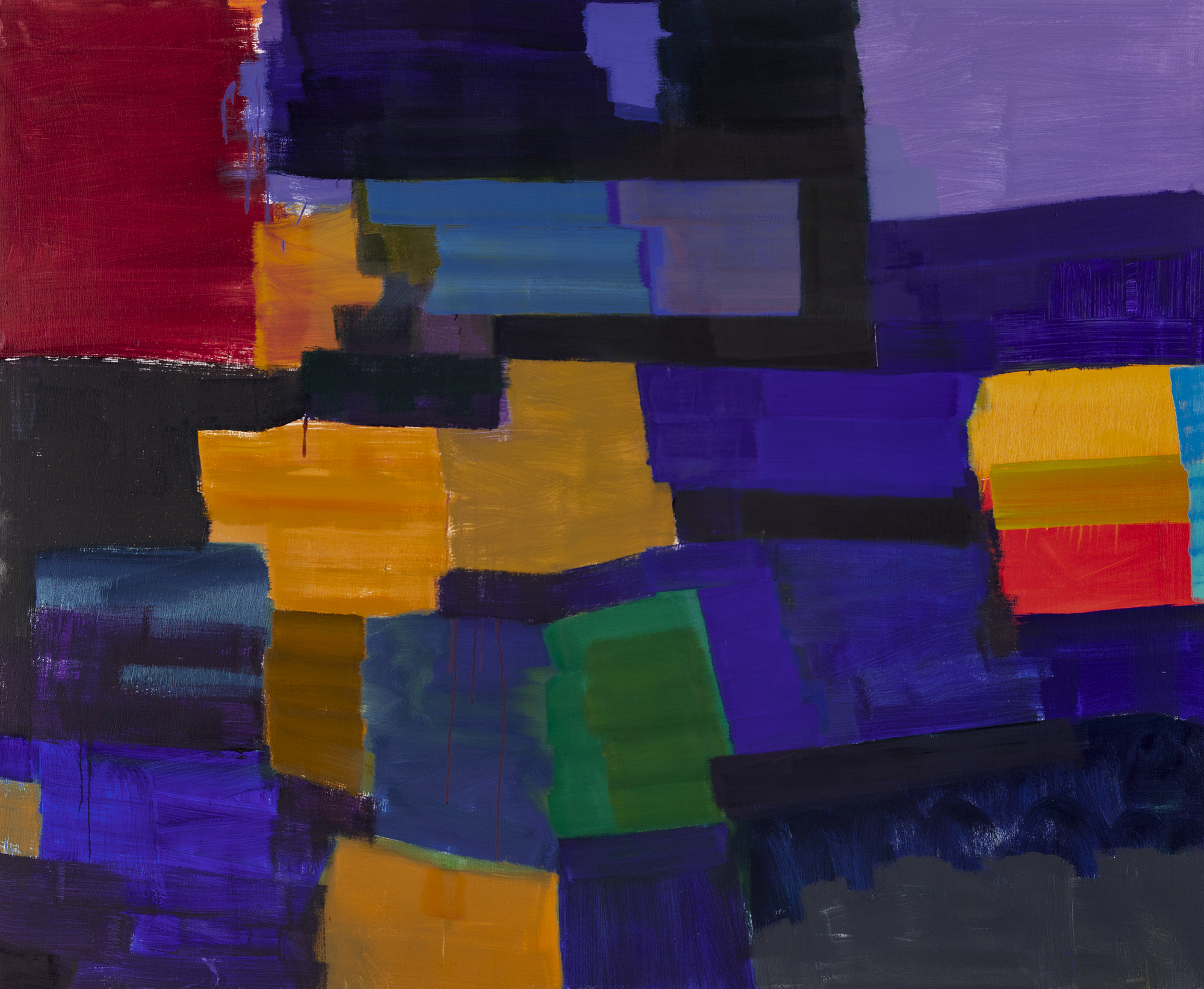 David Rich, Call and Response     oil/canvas   56x68”   2015-2018