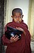 Young Monk with Meal Bowl, Pagan, Myanmar