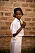 Girl in Black Scarf with Lemon Kampala, Uganda