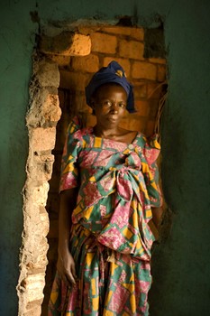 Rosemary at Bedroom Door, Kaloungi, Uganda