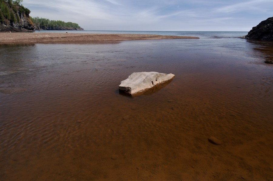 Floating Rock Lake Superior