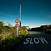 Road with Signs, Lower Porthmeor, Cornwall