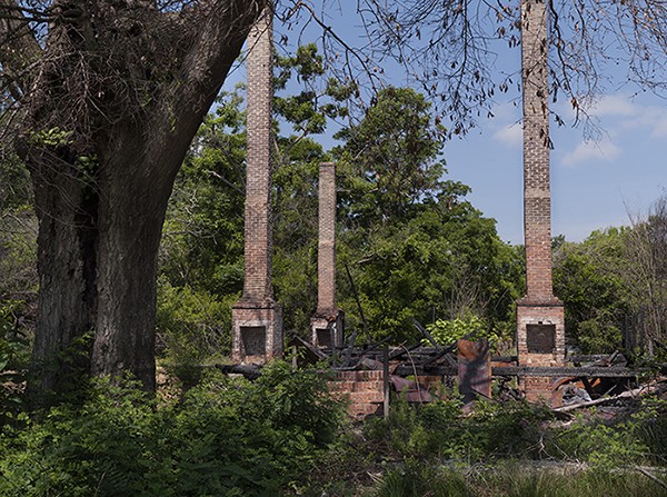 Chimneys and ruins, Olar, SC
