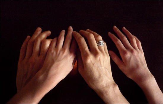 Pam's and Ade's Hands