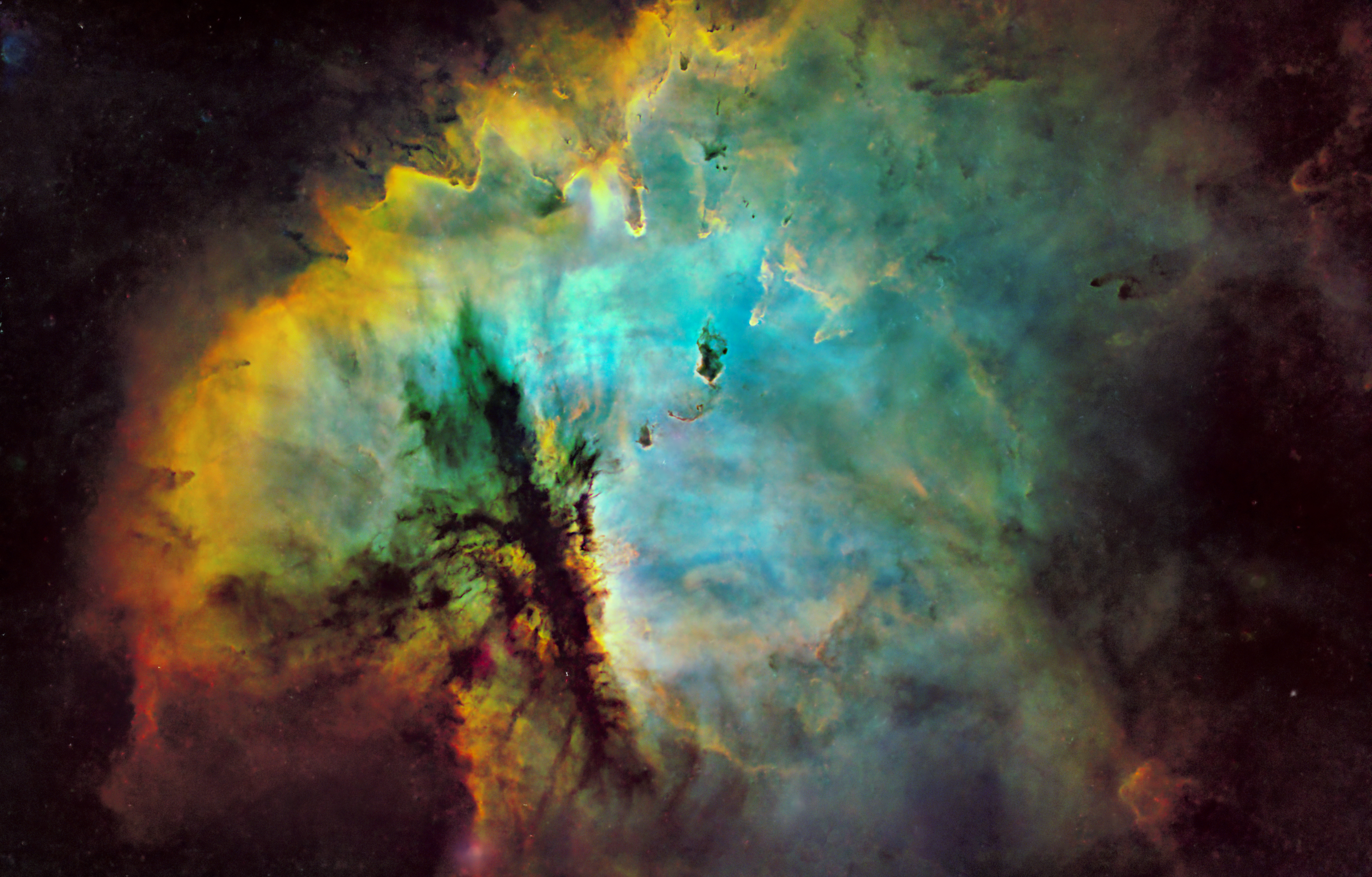 Marsha Wilcox, Pac-Man Nebula - Starless