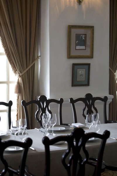 A dining room, Raffles Hotel 