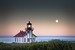 Moonset Over Point Cabrillo Light