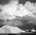 Salt Mounds and Loading Boom