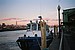 Hoboken waterfront at twilight