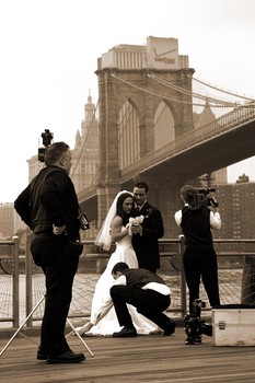 Brooklyn Bridge Wedding Day